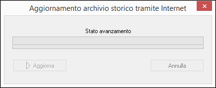 Aggiornamento estrazioni tramite Internet