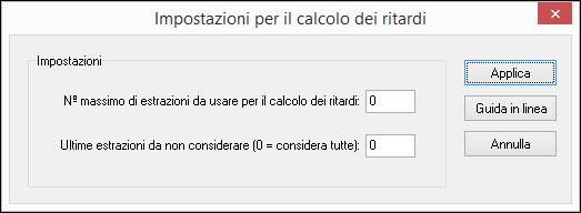 Calcolo dei ritardi