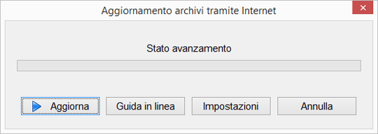 Aggiornamento archivi Totocalcio tramite Internet